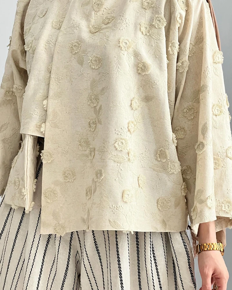 رویه نازلی گل اپلیکه - Image 5